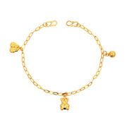 916 Gold Kira Anklet