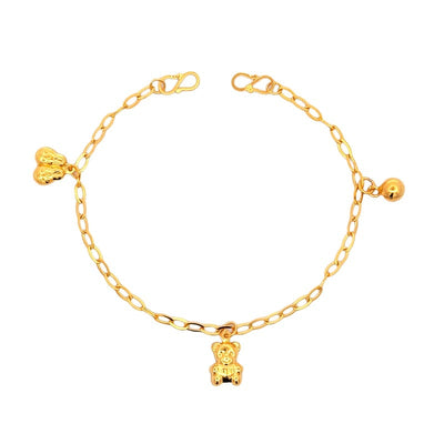 916 Gold Kira Anklet