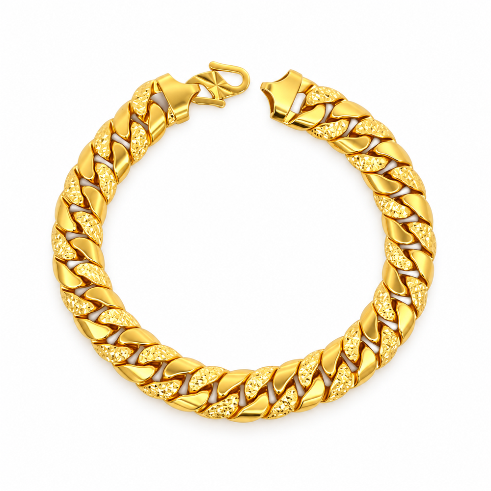 Emas MAX 916 Gold Strand Bracelet — BB10835-1