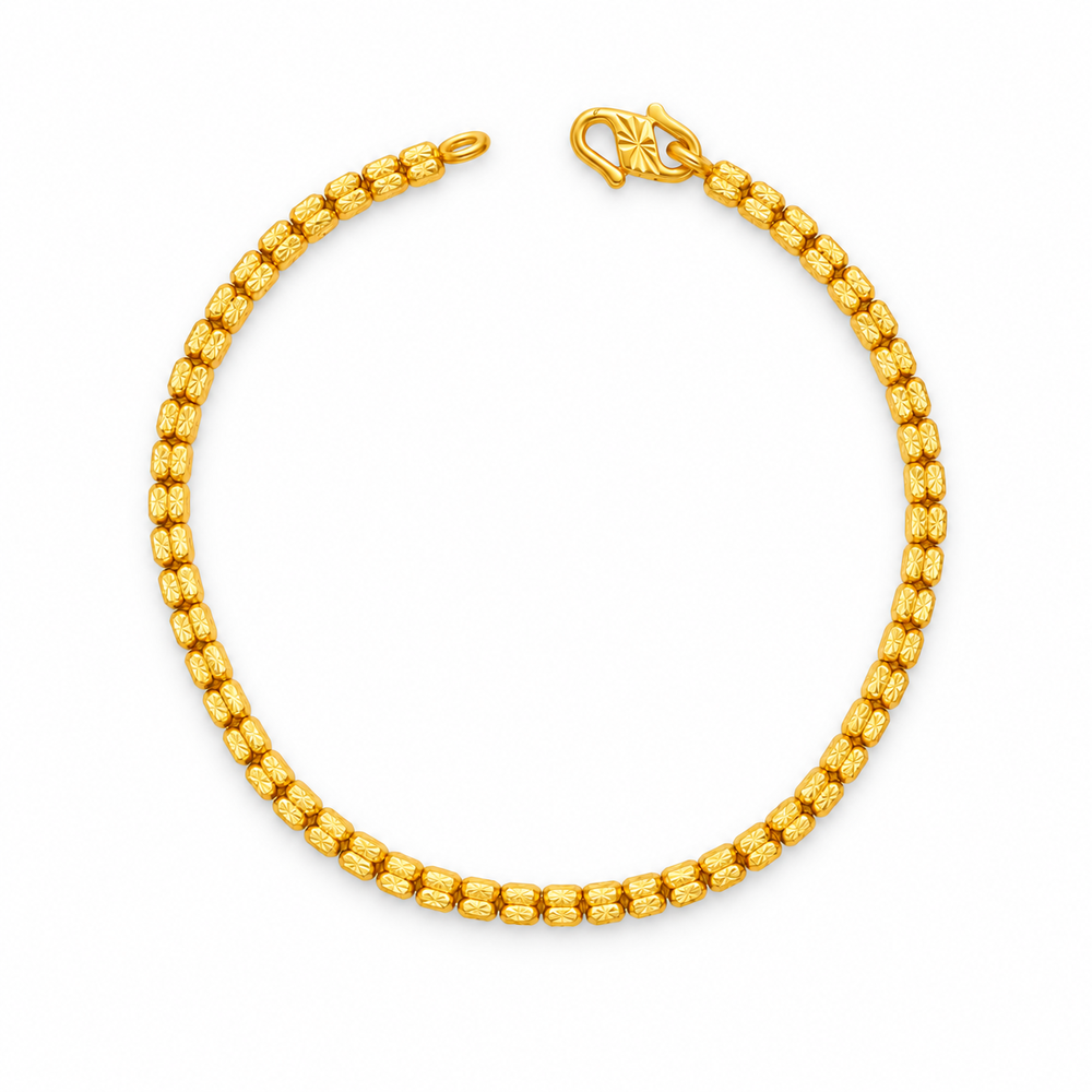 Emas MAX 916 Gold Bullet Halo Bracelet — BB10838-4