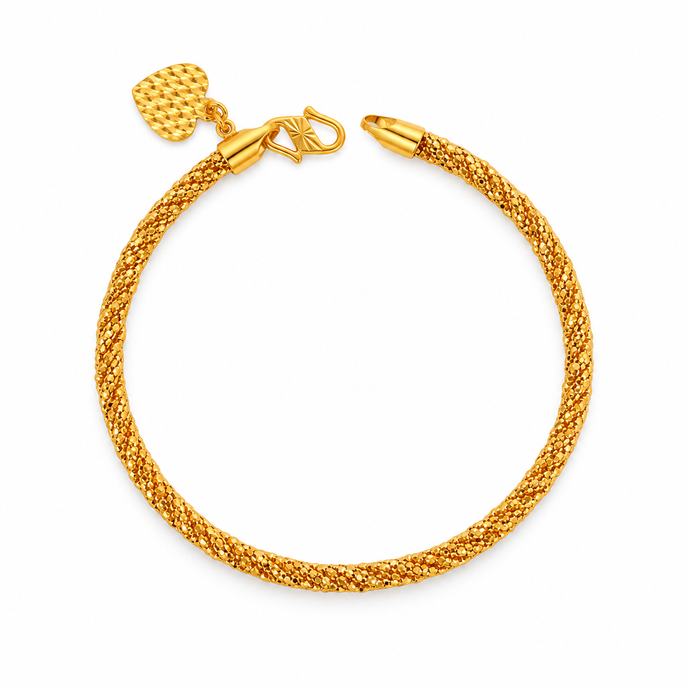 Emas MAX 916 Gold Beads Duet Bracelet — BB10872-1