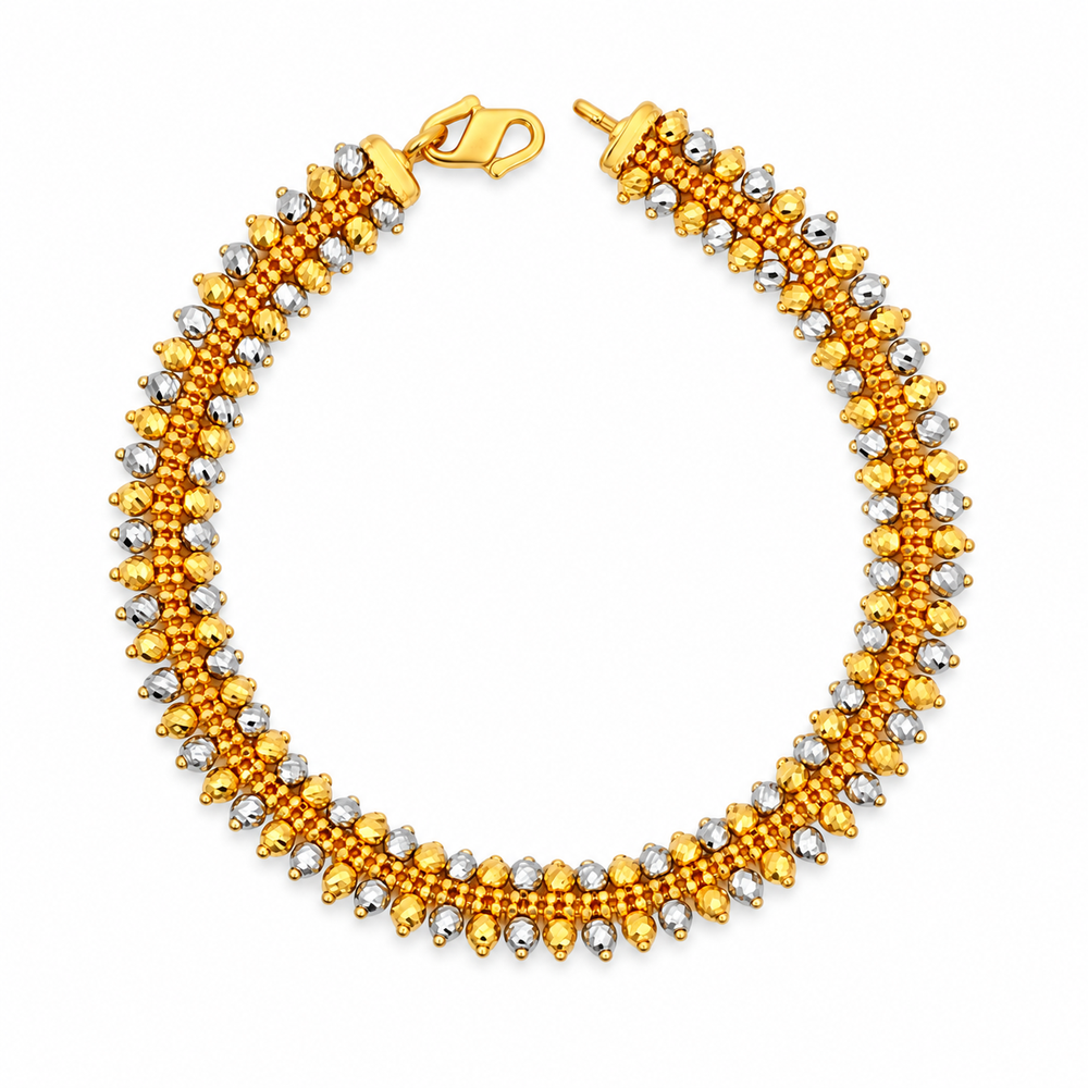 Emas MAX 916 Gold Beads Aura Bracelet — BB10873-1