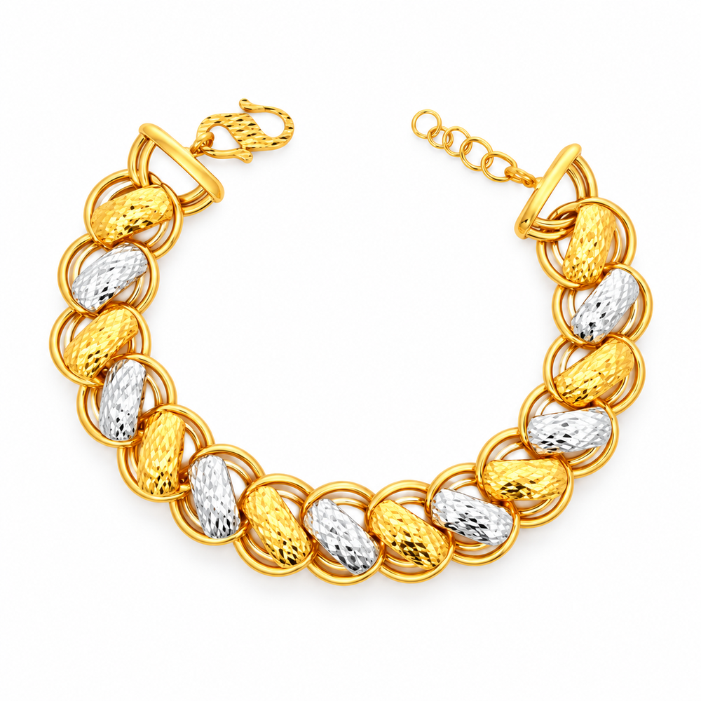 Emas MAX 916 Gold Coil Bracelet — BB10895-1