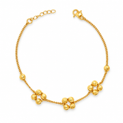 Emas MAX 916 Gold Beads Echo Bracelet — BB10944-1