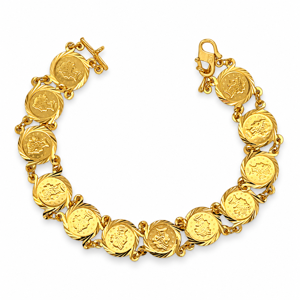Emas MAX 916 Gold Ivory Bracelet — BB10947-2