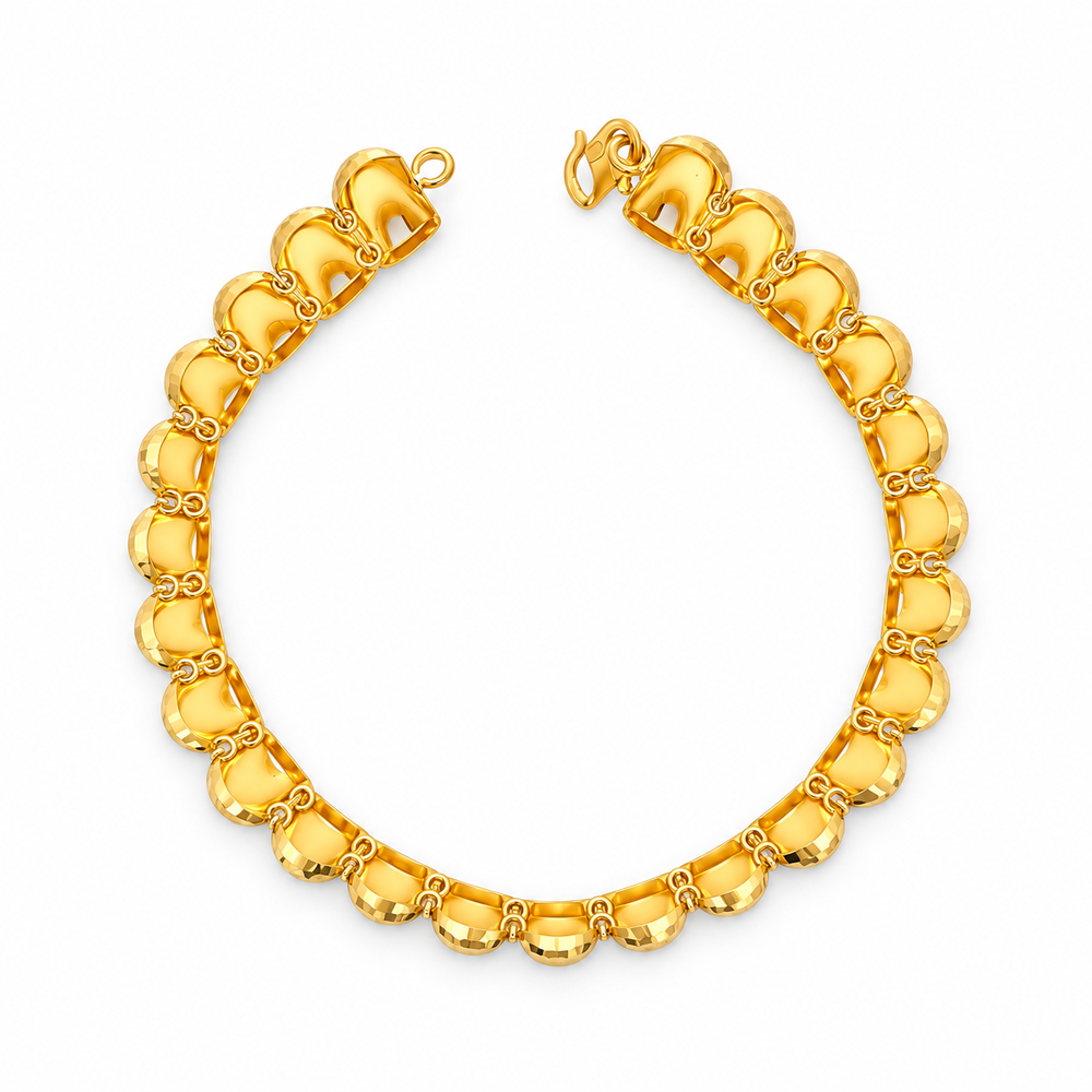 Emas MAX 916 Gold Orbit Bracelet — BB10950-3