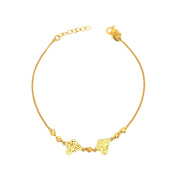 916 Gold Butterfly Bracelet