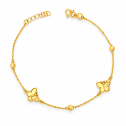 Emas MAX 916 Gold Butterfly Bloom Bracelet — BB10952-1