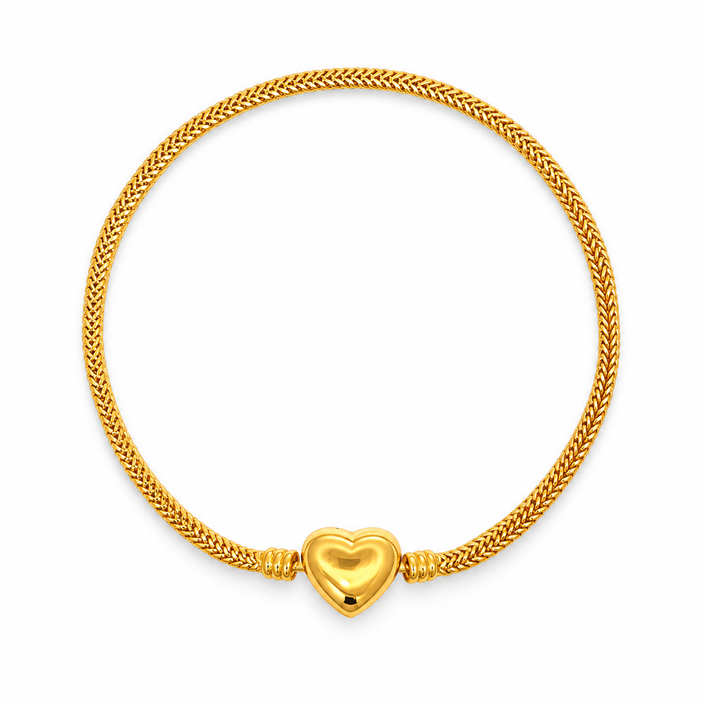 Emas MAX 916 Gold Heart Aura Bracelet — BB10963-1