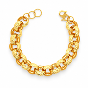 Emas MAX 916 Gold Pearl Bracelet — BB10967-1