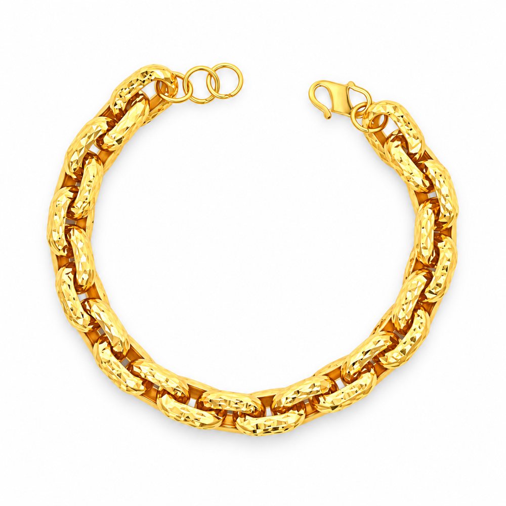 Emas MAX 916 Gold Amber Bracelet — BB10969-2