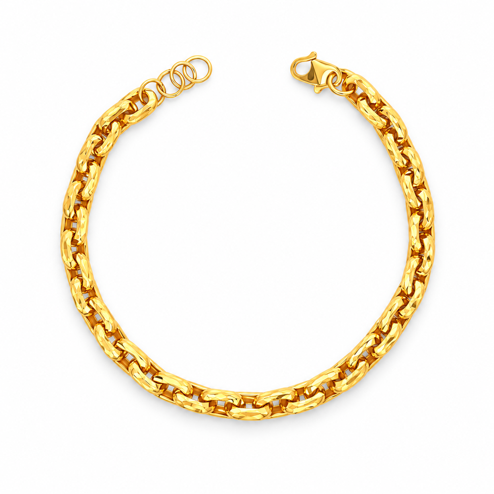 Emas MAX 916 Gold Facet Bracelet — BB10969-5