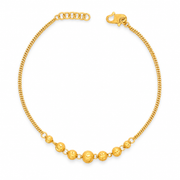 Emas MAX 916 Gold Beads Muse Bracelet — BB10970-1