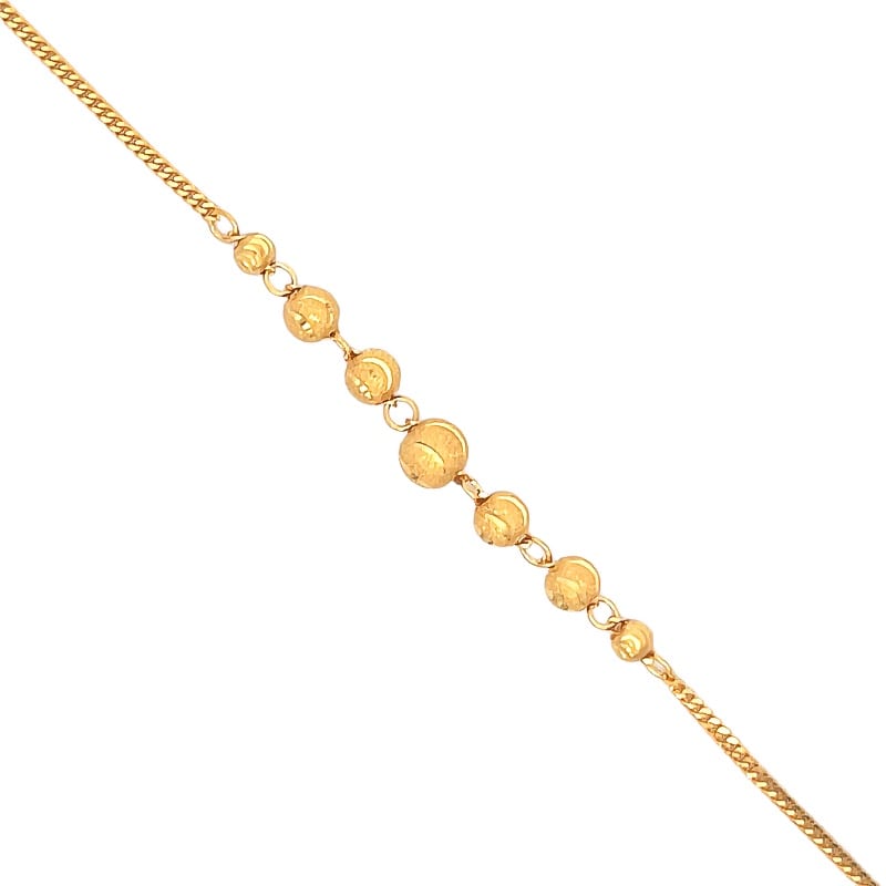 916 Gold Beads Muse Bracelet