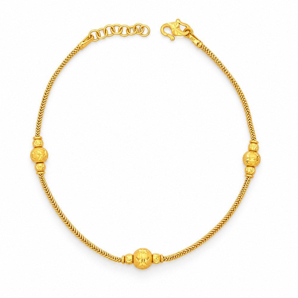 Emas MAX 916 Gold Beads Sonnet Bracelet — BB10972-1