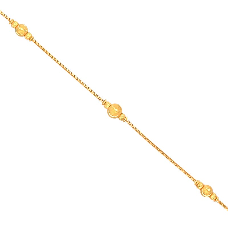 916 Gold Beads Sonnet Bracelet