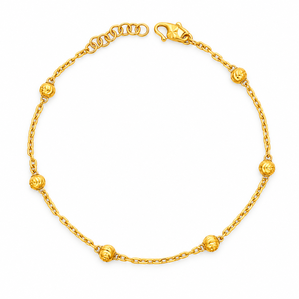 Emas MAX 916 Gold Beads Meadow Bracelet — BB10973-1