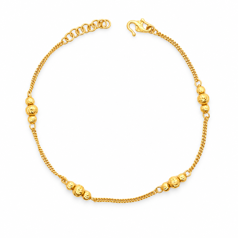 Emas MAX 916 Gold Beads Dusk Bracelet — BB10975-1