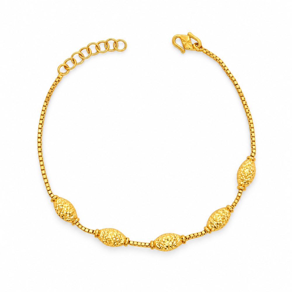 Emas MAX 916 Gold Noor Bracelet — BB10986-1