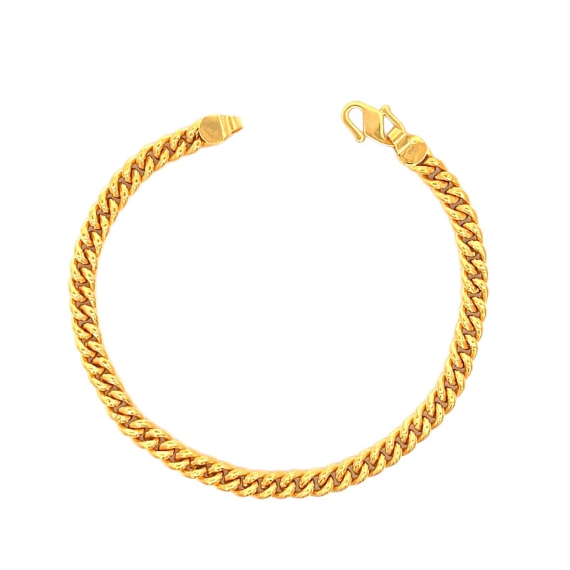 916 Gold Link Bracelet