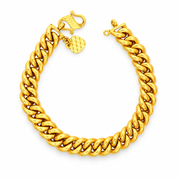 Emas MAX 916 Gold Link Bloom Bracelet — BB10987-2