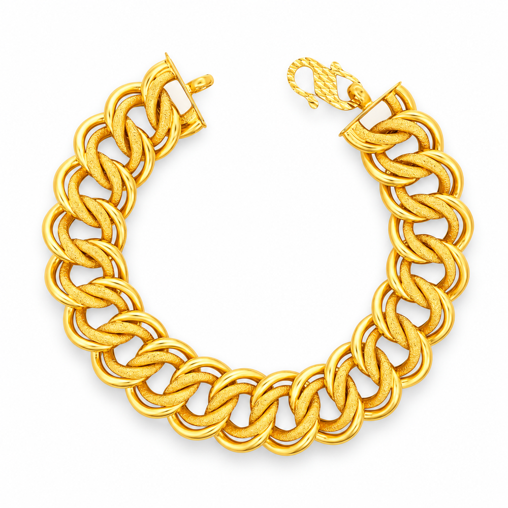 Emas MAX 916 Gold Sage Bracelet — BB10991-6