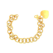 916 Gold Heart Grande Bracelet