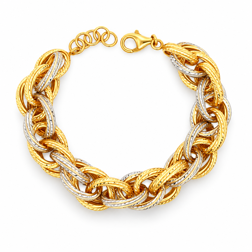 Emas MAX 916 Gold Loop Bracelet — BB11003-1