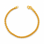 Emas MAX 916 Gold Beads Orbit Bracelet — BB11007-1