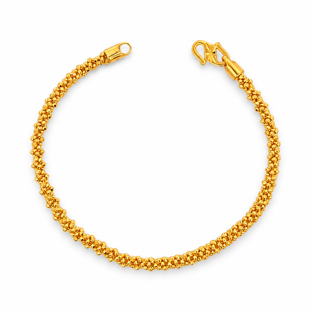 Emas MAX 916 Gold Beads Orbit Bracelet — BB11007-1