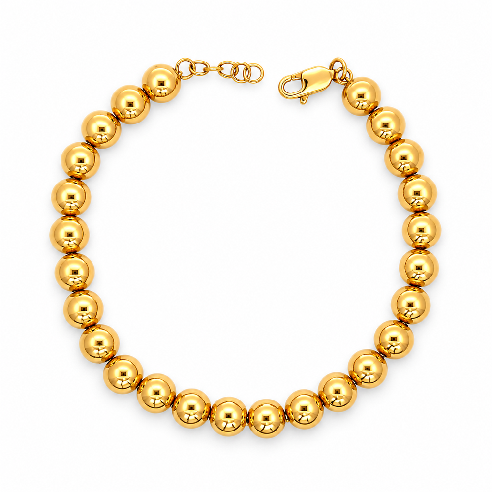 Emas MAX 916 Gold Beads Glint Bracelet — BB11009-1