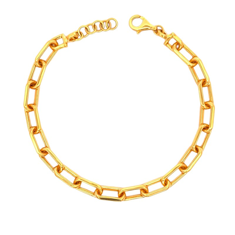 916 Gold Contour Bracelet