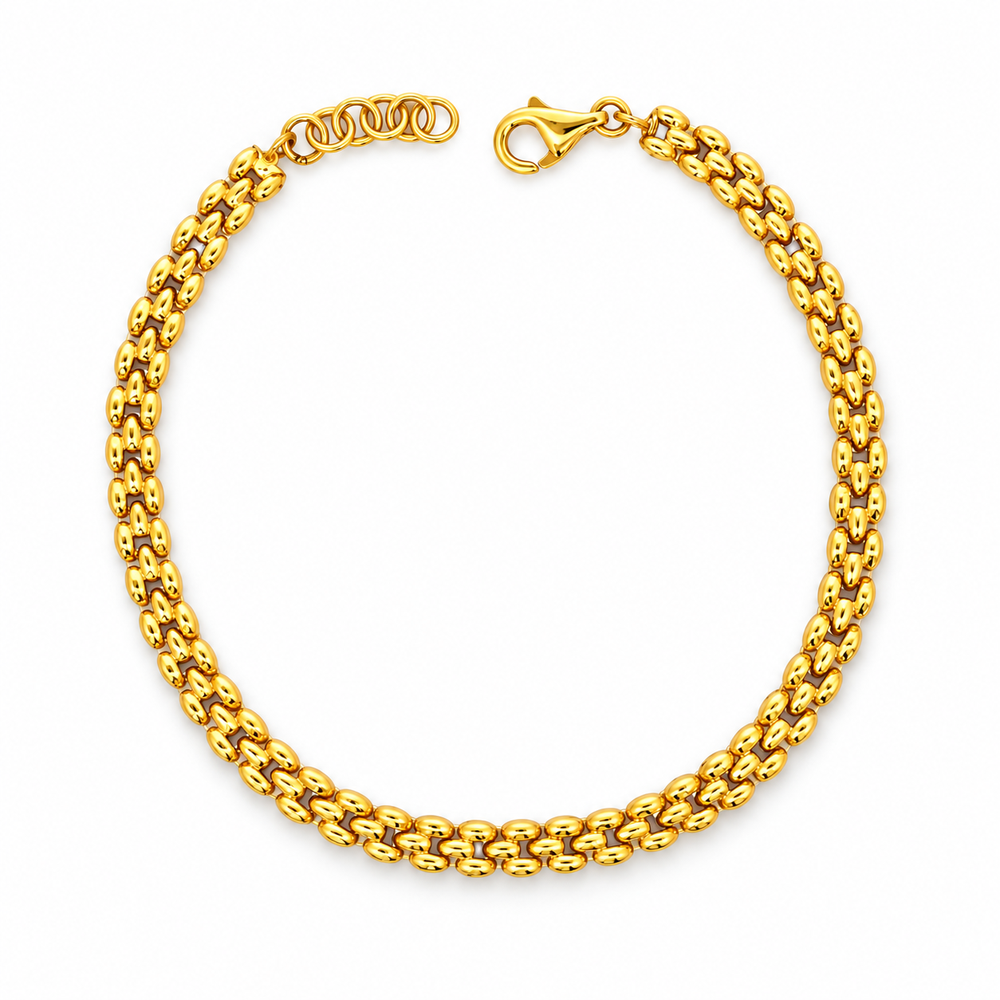Emas MAX 916 Gold Chevron Bracelet — BB11027-1