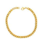 916 Gold Chevron Bracelet
