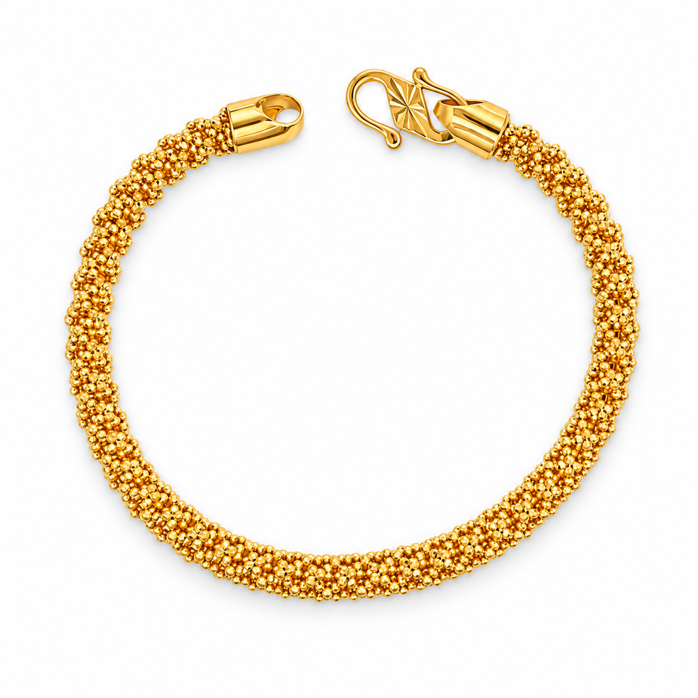 Emas MAX 916 Gold Beads Prism Bracelet — BB11030-1