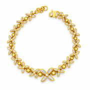 Emas MAX 916 Gold Flower Aura Bracelet — BB11050-1
