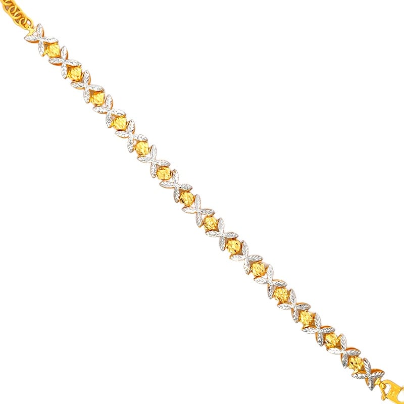 916 Gold Flower Grande Bracelet