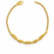 Emas MAX 916 Gold Beads Isle Bracelet — BB11055-1
