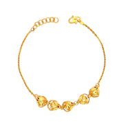 916 Gold Beads Reef Bracelet