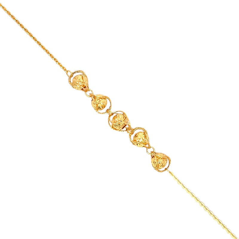 916 Gold Beads Reef Bracelet
