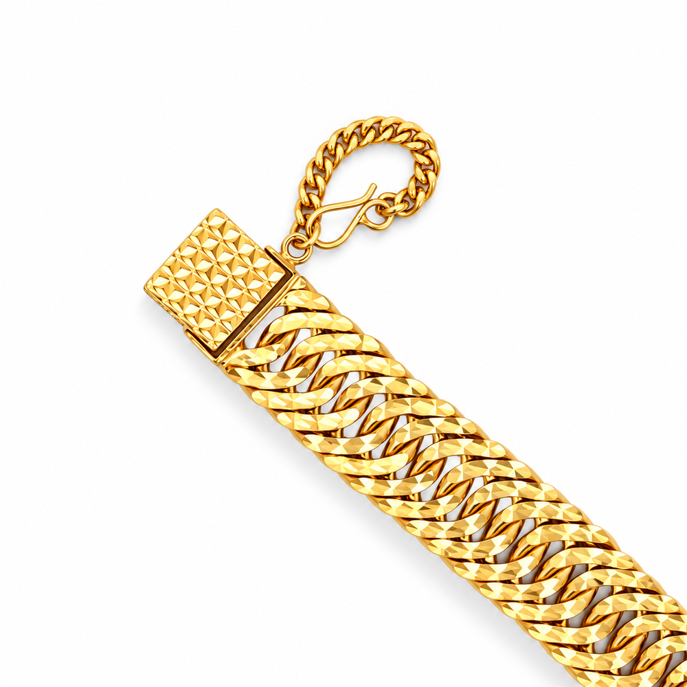 Emas MAX 916 Gold Link Cascade Bracelet — BB11061-1
