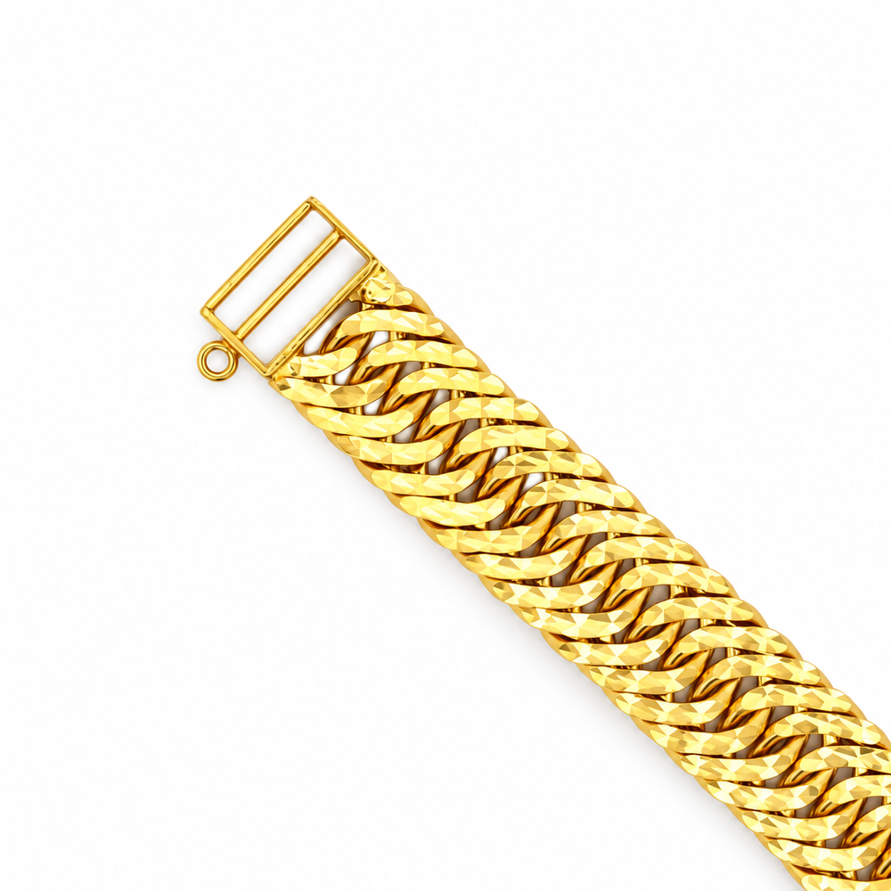 Emas MAX 916 Gold Link Cascade Bracelet — BB11061-1