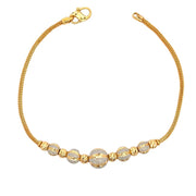 916 Gold Beads Halo Bracelet II