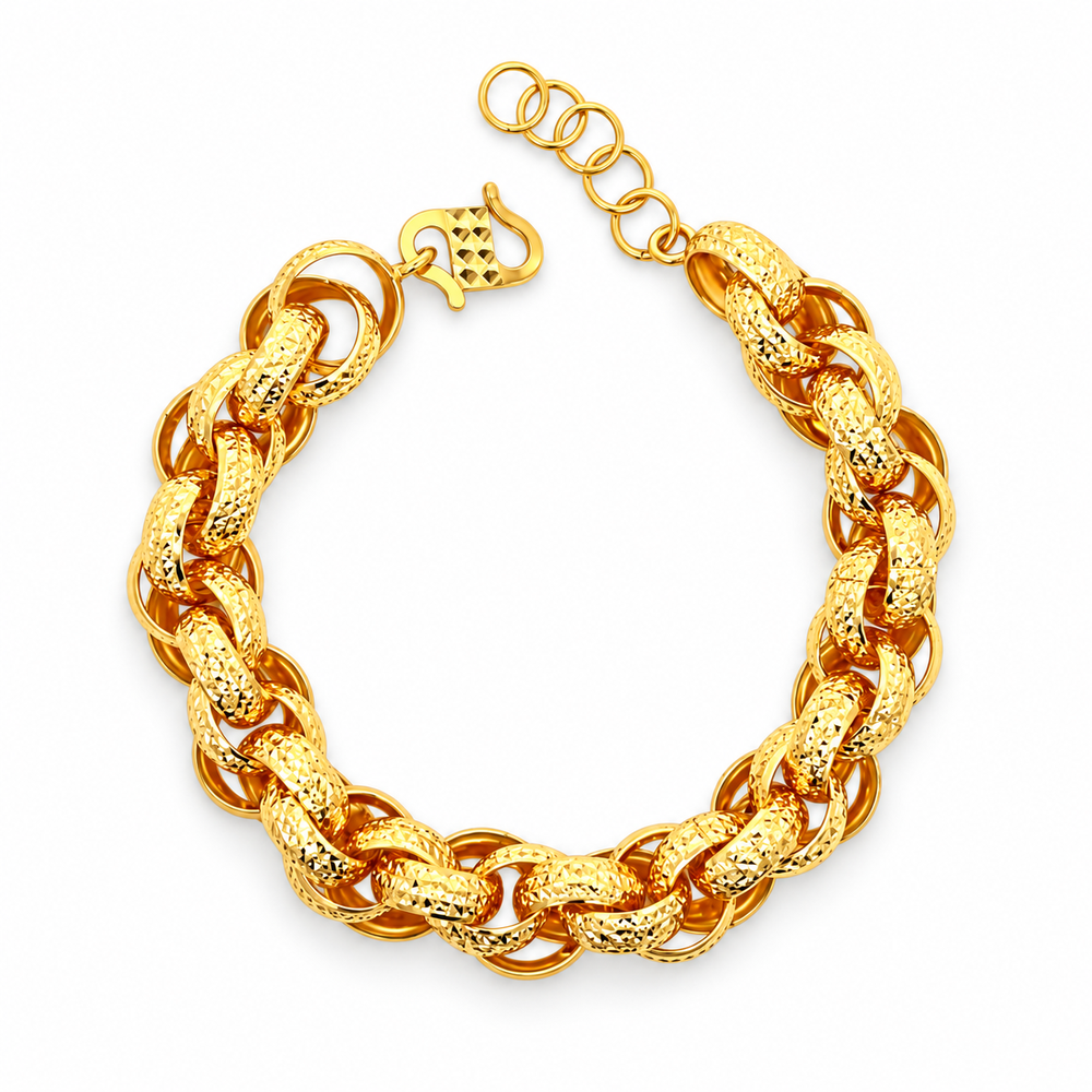 Emas MAX 916 Gold Plume II Bracelet — BB11088-2
