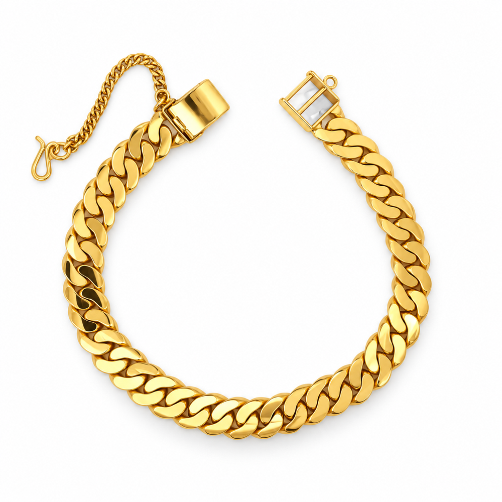 Emas MAX 916 Gold Link Aura Bracelet — BB11089-2