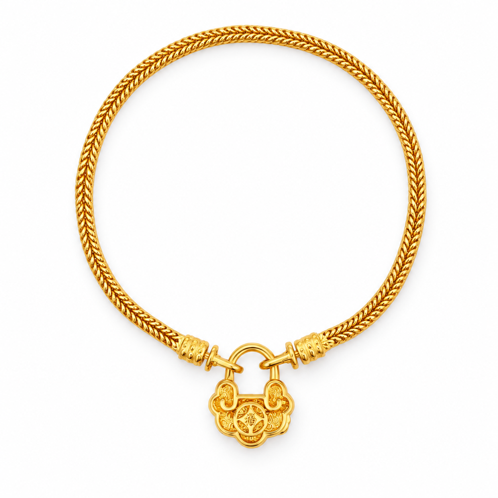 Emas MAX 916 Gold Blessings Bloom Bracelet — BB11091-1