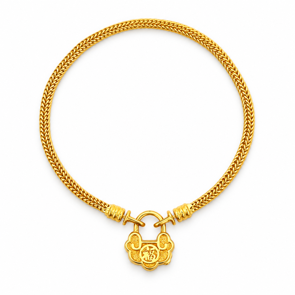 Emas MAX 916 Gold Blessings Cascade Bracelet — BB11091-2