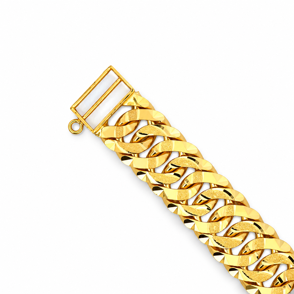 Emas MAX 916 Gold Link Twine Bracelet — BB11095-1