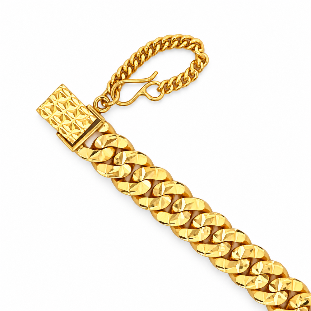Emas MAX 916 Gold Link Lumi Bracelet — BB11096-1