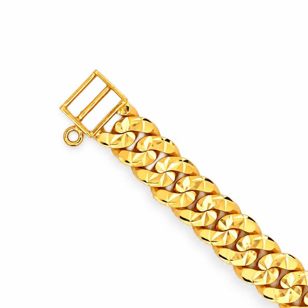 Emas MAX 916 Gold Link Lumi Bracelet — BB11096-1